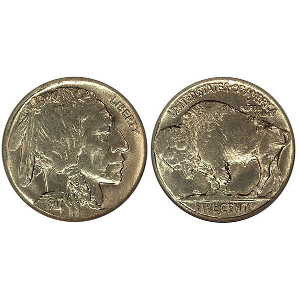 1917 D Buffalo Nickel - Choice BU (1 of 1)