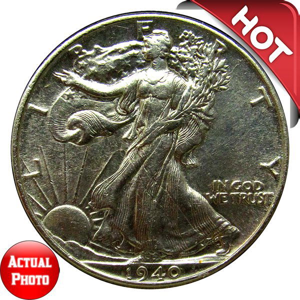 1940 Walking Liberty Half Dollar - AU (1 of 2)