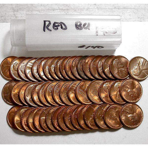 1950 P Lincoln Wheat Penny Roll - BU: 1950 P Lincoln Wheat Penny Roll - BU - Clad Cooper - Brilliant Uncirculated - Photos of products are a representation of the item you will receive and may or may not be the actual item you will receiv