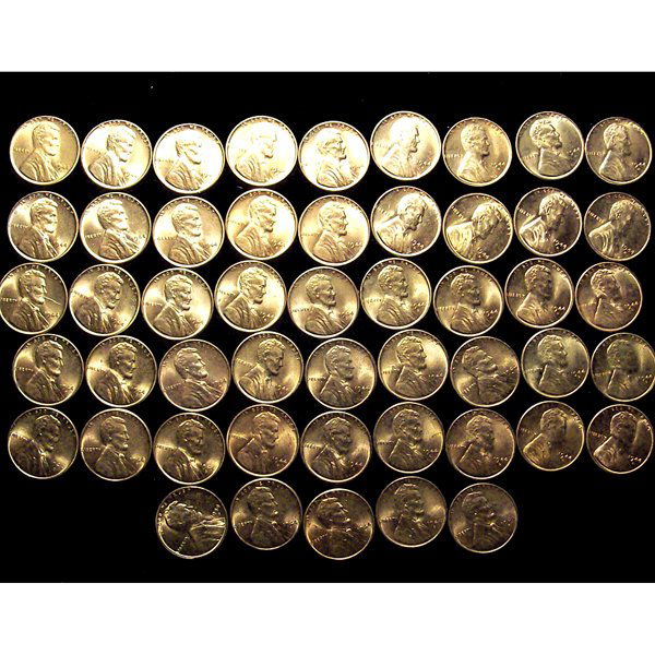 1944 D Lincoln Wheat Penny Roll - BU: 1944 D Lincoln Wheat Penny Roll - BU - Clad Cooper - Brilliant Uncirculated - Photos of products are a representation of the item you will receive and may or may not be the actual item you will receiv