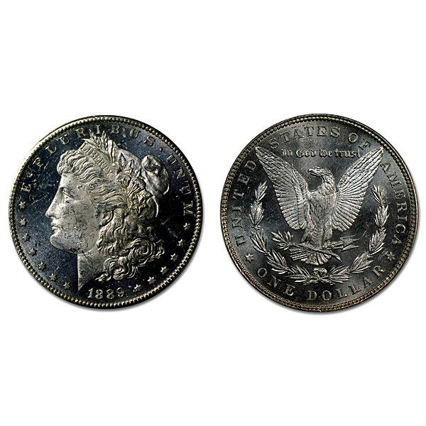 1889 Morgan Dollar - MS63+ - Proof Like (1 of 1)