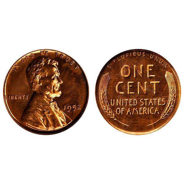 1952 Proof Lincoln Wheat Cent - Unc (1 of 1)