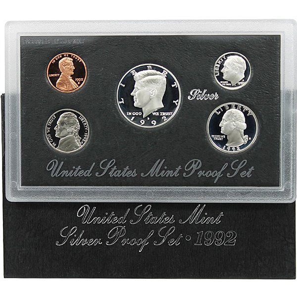 1992 S Premier Proof (90% Silver) Set in OGP (1 of 1)