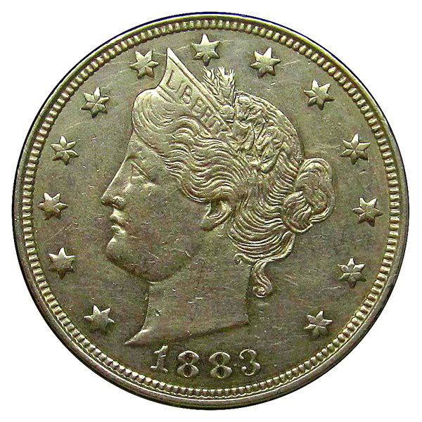 1883 Liberty V Nickel - No Cents - BU (1 of 2)