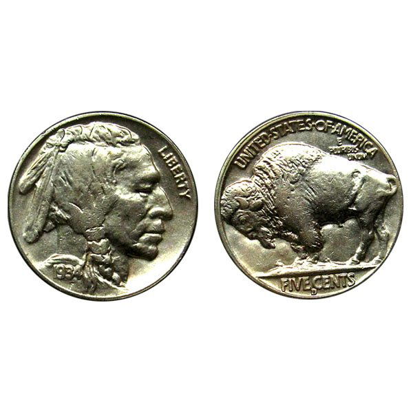 1934 D Buffalo Nickel - Choice BU (1 of 1)