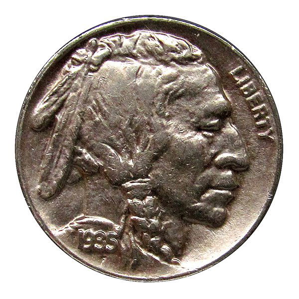 1935 D Buffalo Nickel - AU (1 of 2)