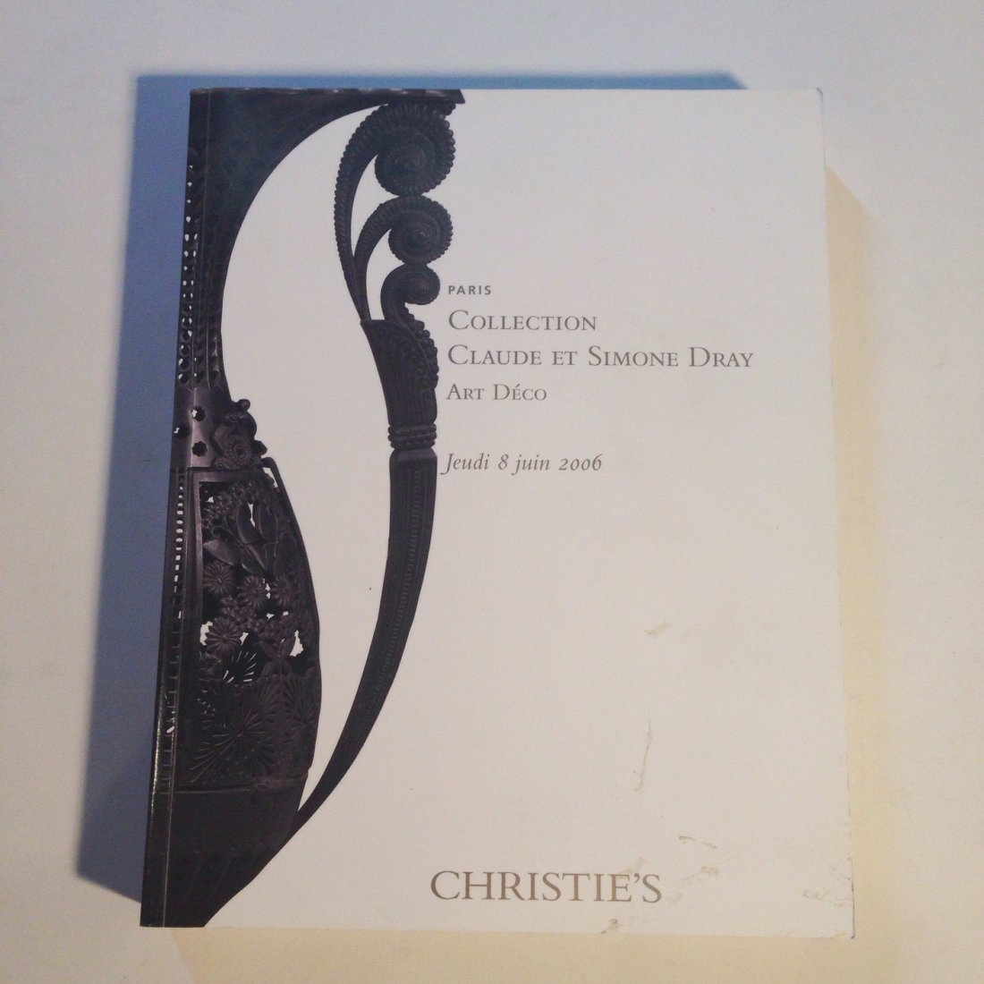 Collection Claude et Simone Dray, Christies auction: Collection Claude et Simone Dray, Christies auction 8 jun 2006. Important art deco collection, 296 lots, color.