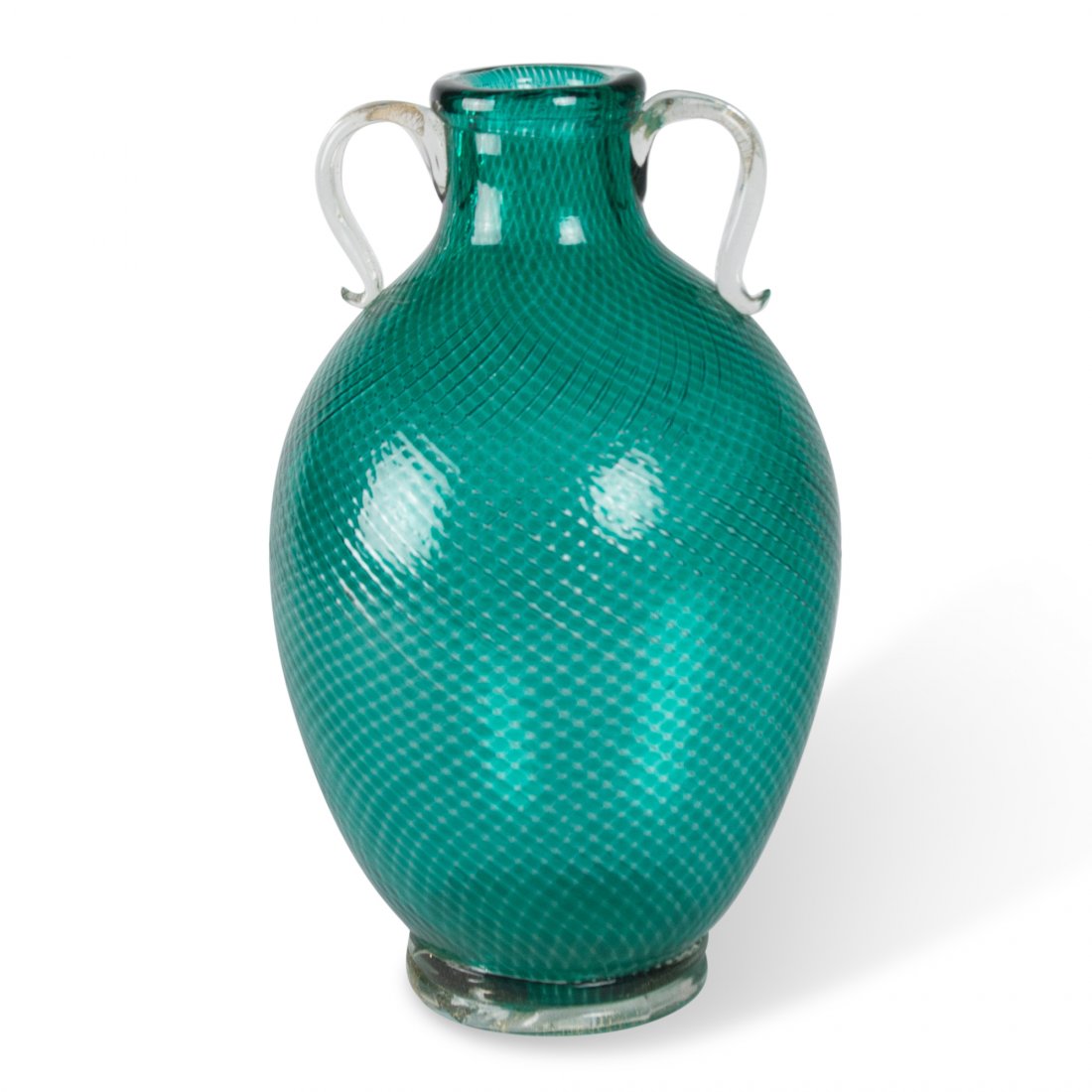 Paolo Venini Handled Urn Glass Vase (1 of 6)