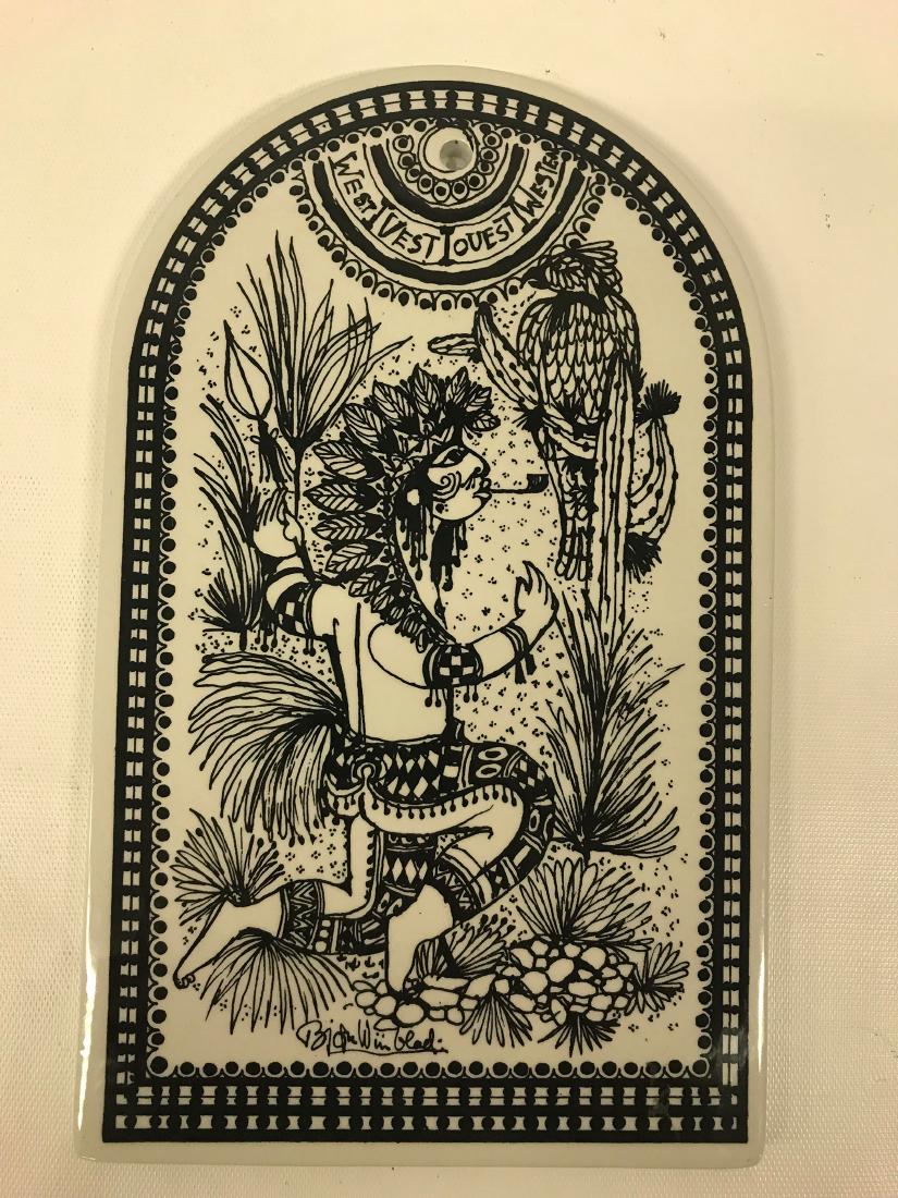 Bjorn Wiinblad Pottery Wall Hanging, Nymolle Denmark (1 of 5)