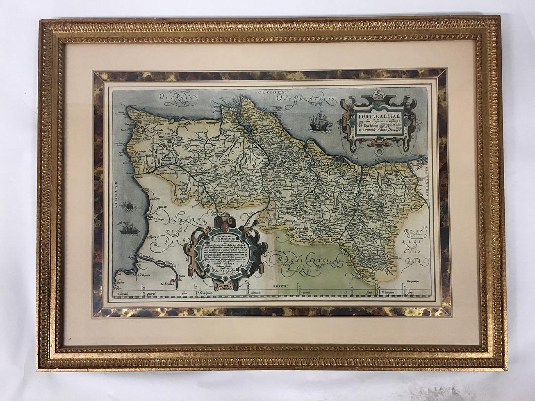 Portugal 1561 Antique Map of European Country (1 of 4)