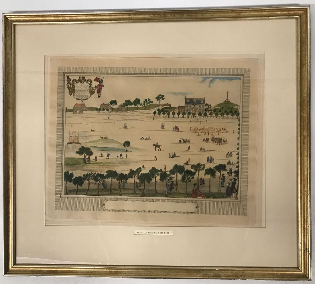 A Perspective View of Part of the Commons with Hancock (1 of 9)