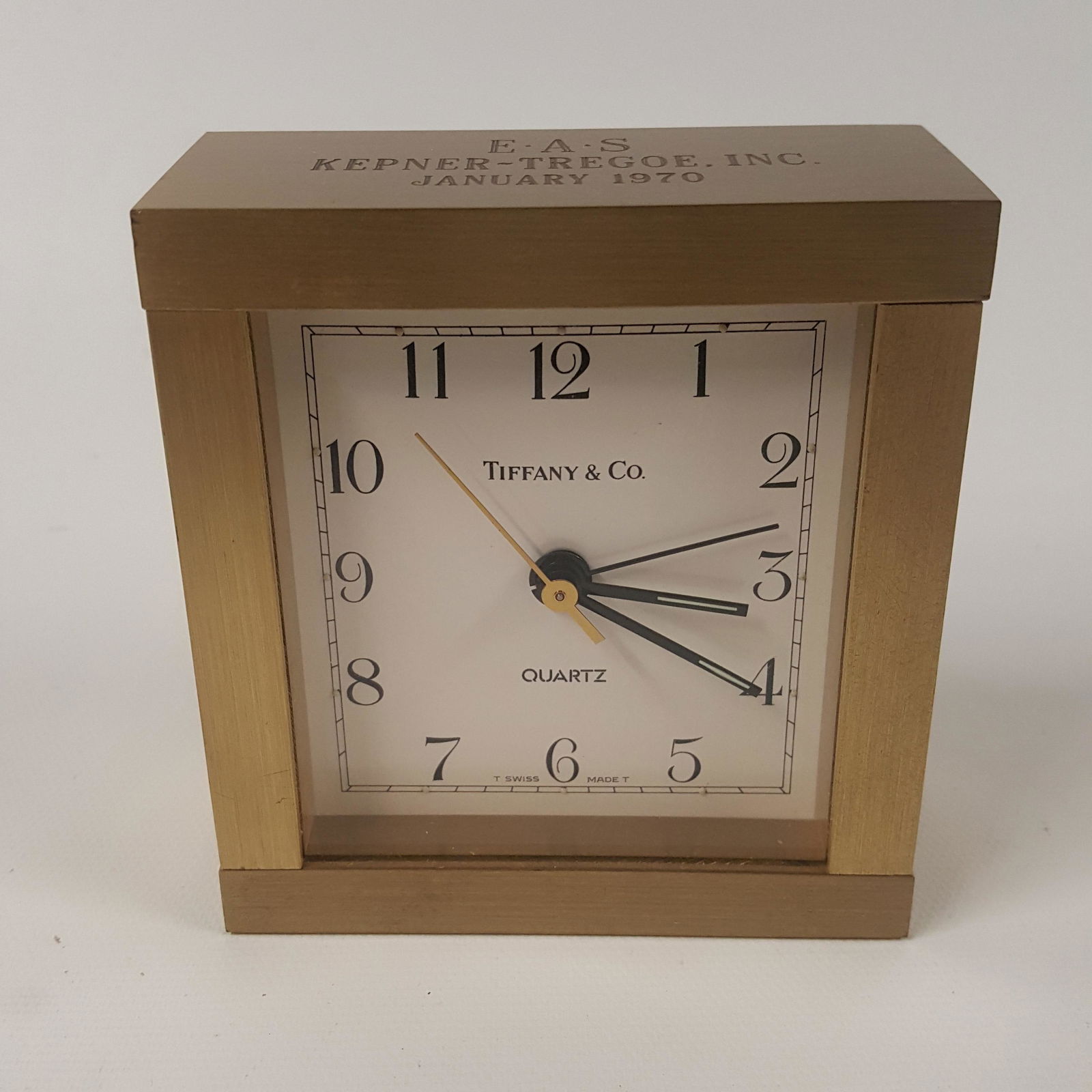 Tiffany Desk Clock Kepner Tregoe (1 of 5)