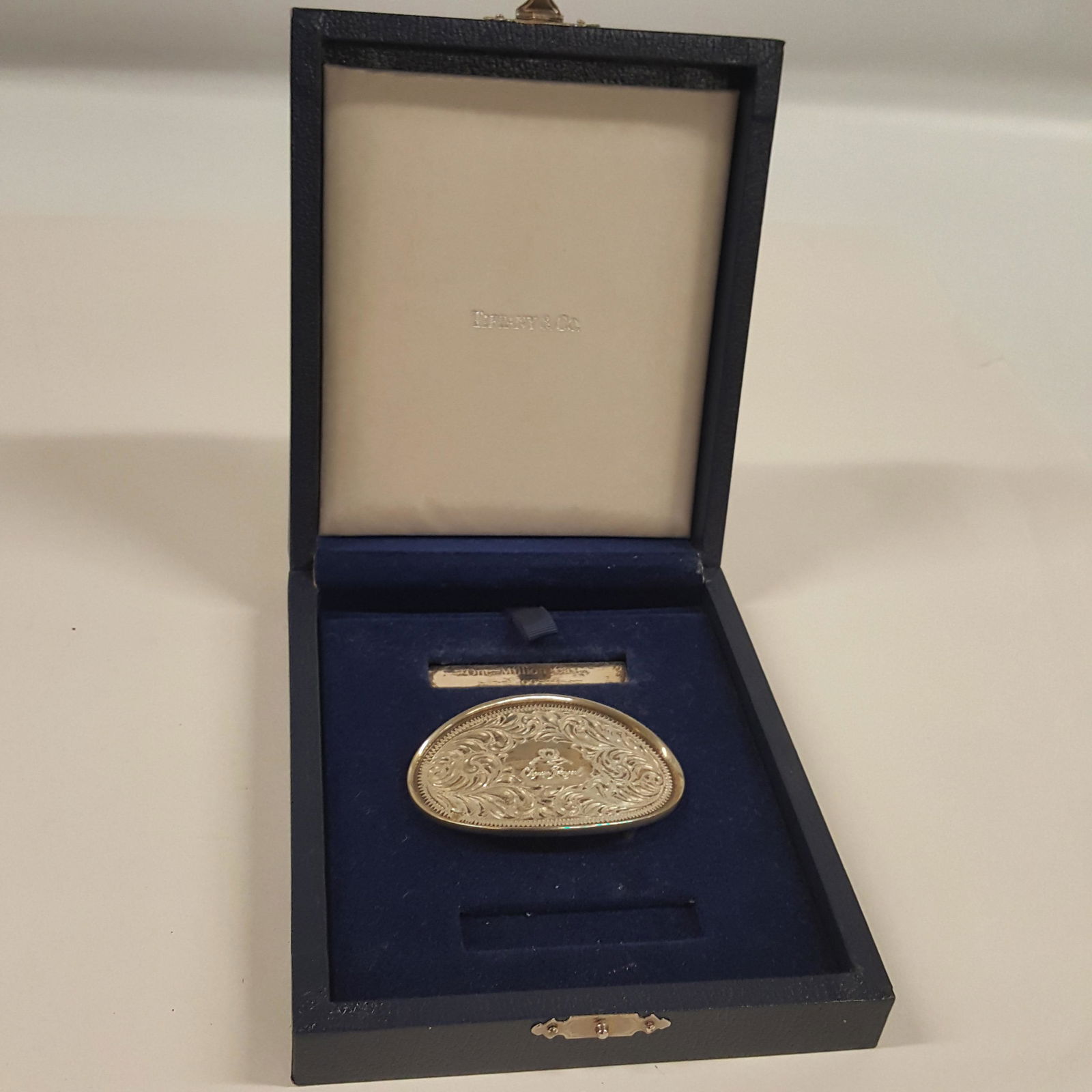 Tiffany STERLING SILVER OVAL BELT BUCKLE (1 of 7)