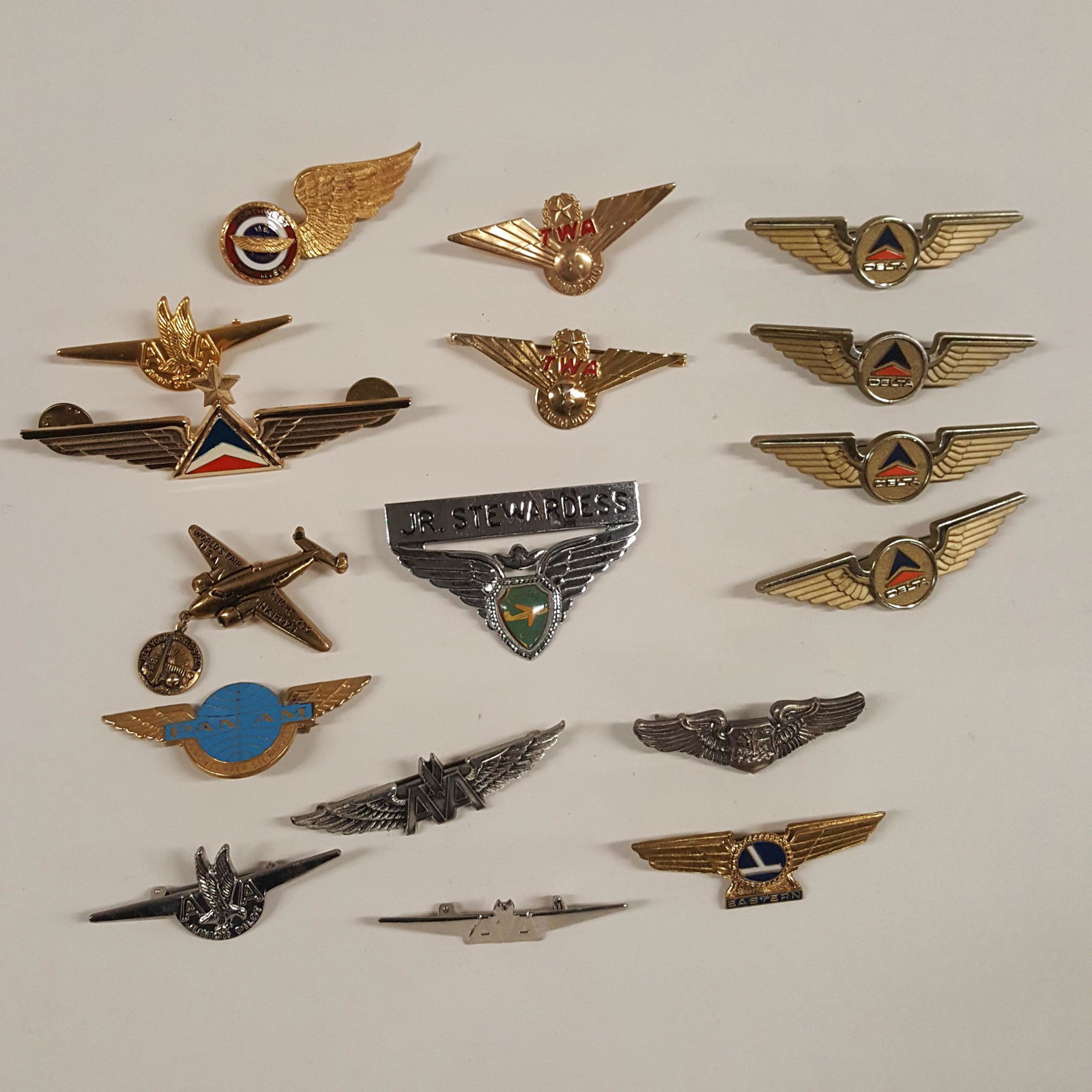 Vintage Flight wings, TWA, PanAm (1 of 10)