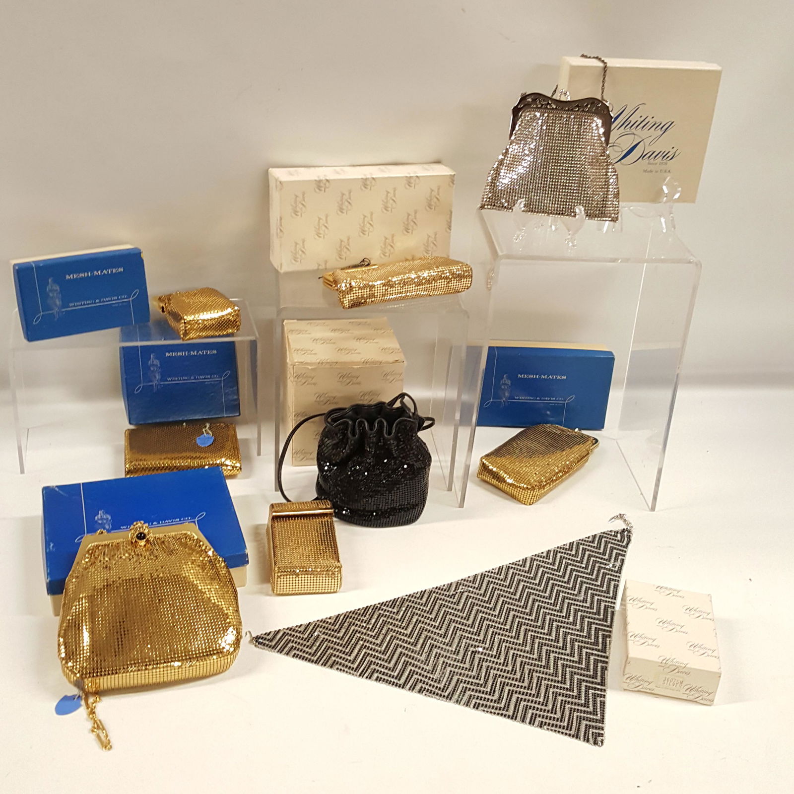 Whiting Davis Purse Collection with boxes (1 of 11)