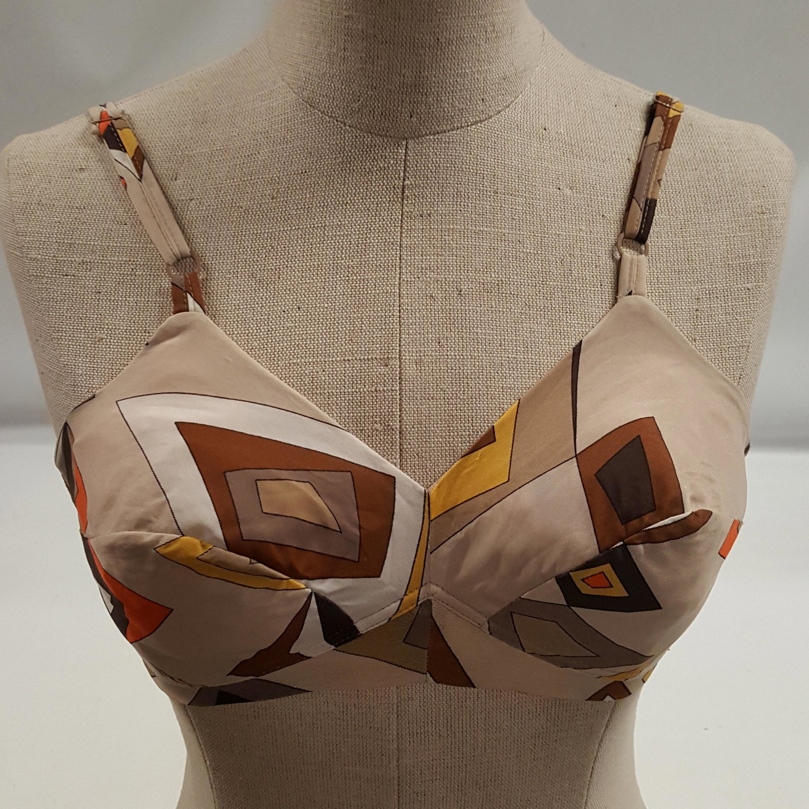 Vintage EMILIO PUCCI Bikini Top Brassiere: Vintage EMILIO PUCCI Bikini Top Brassiere, size 36B