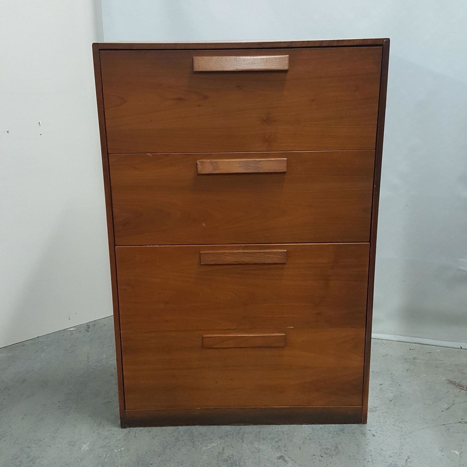 Jens Risom Four Drawer Chest applied Pulls (1 of 8)