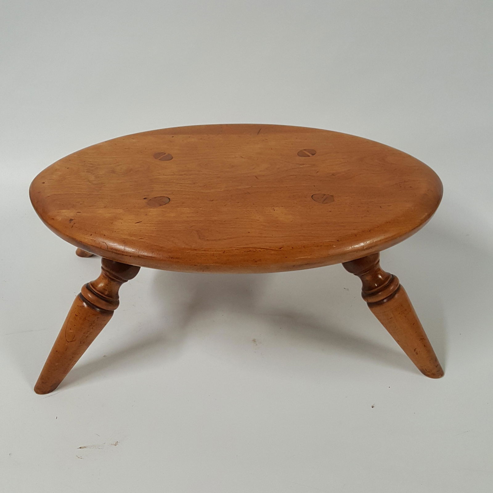 MAPLE OVAL FOOT STOOL, by Old Meetinghouse (1 of 7)