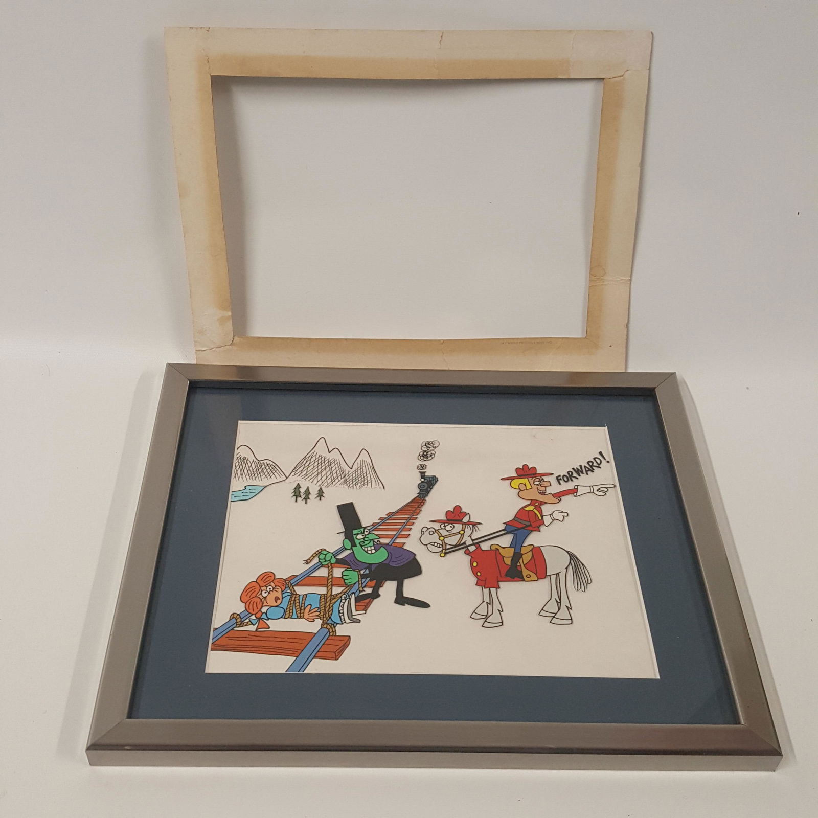 Hand Painted Dudley Do Right Jay Ward Animation Cel (1 of 8)