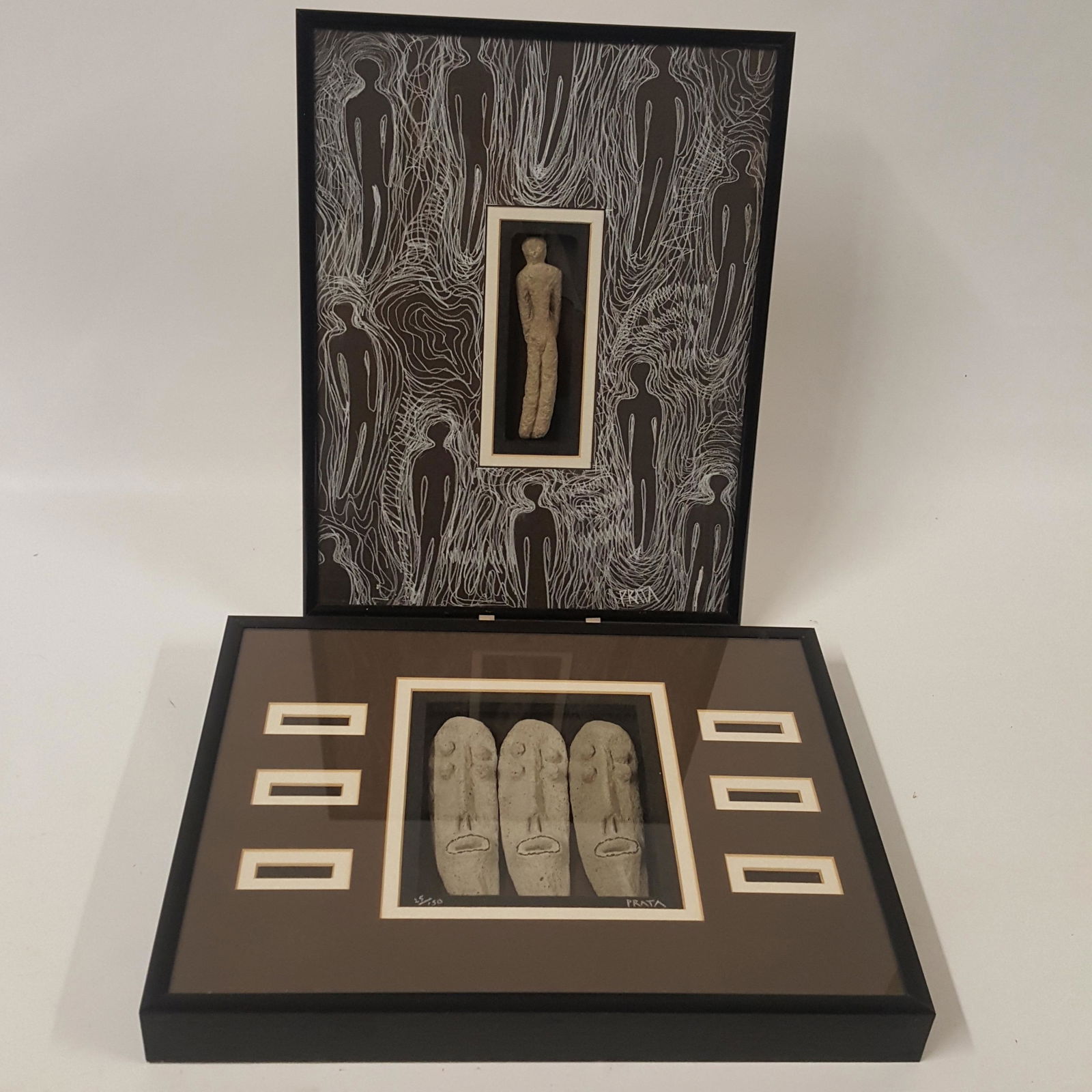 Ralph PRATA Concrete Abstracts  Without Wing and Three (1 of 7)