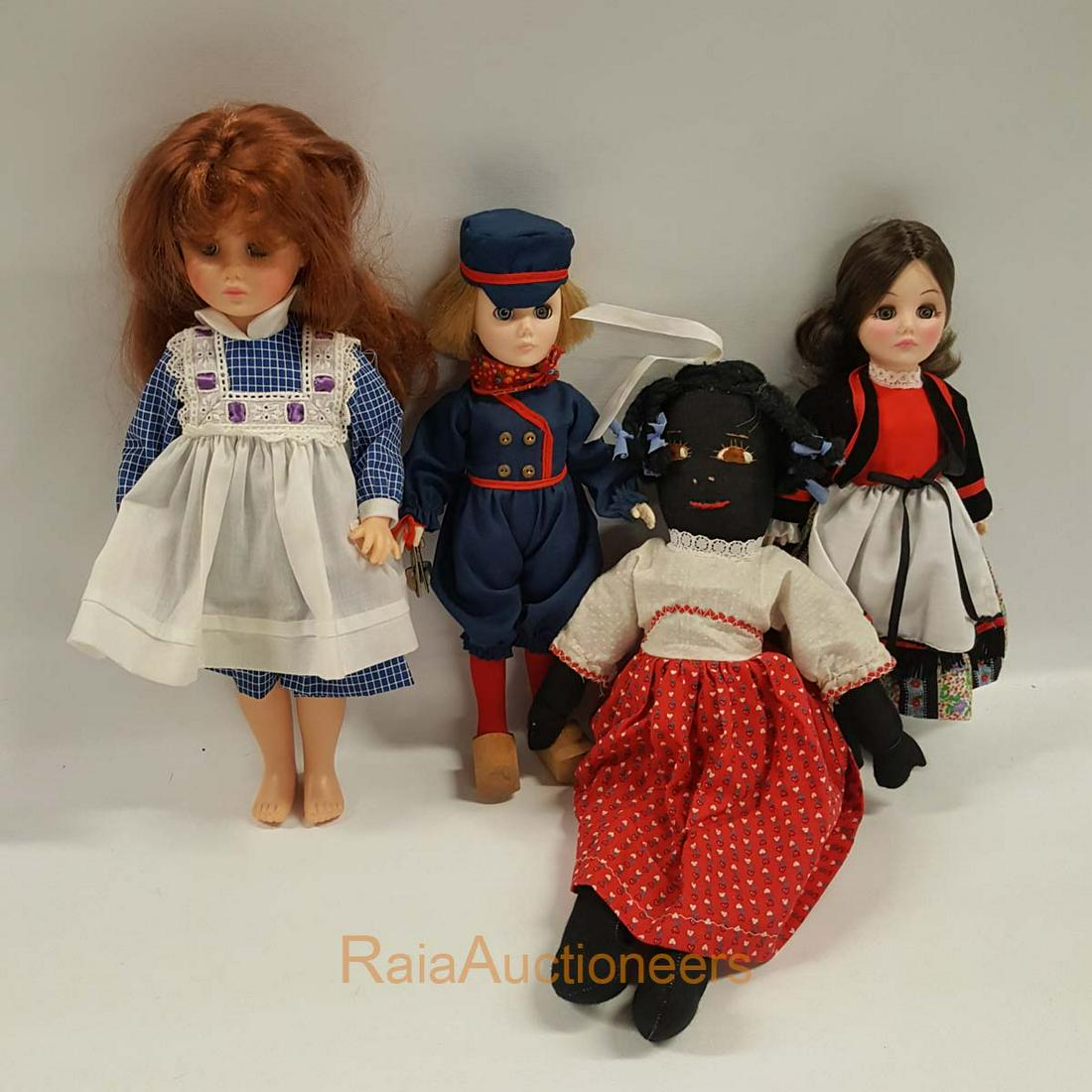 MADAME ALEXANDER, EFFANBEE Black Cloth Doll: Madame Alexander Polly Doll, Vintage Black Cloth Doll with embroidered features, EffanBee Dutch Boy, Storybook dolls
