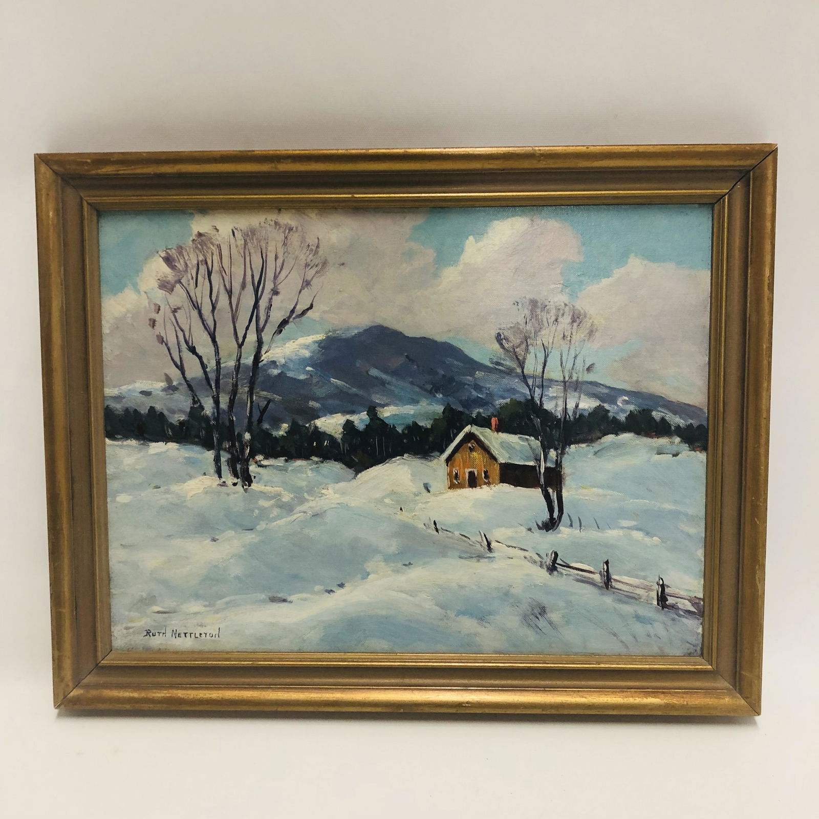 Ruth Nettleton (American 1901-1973) Vermont Winter (1 of 7)