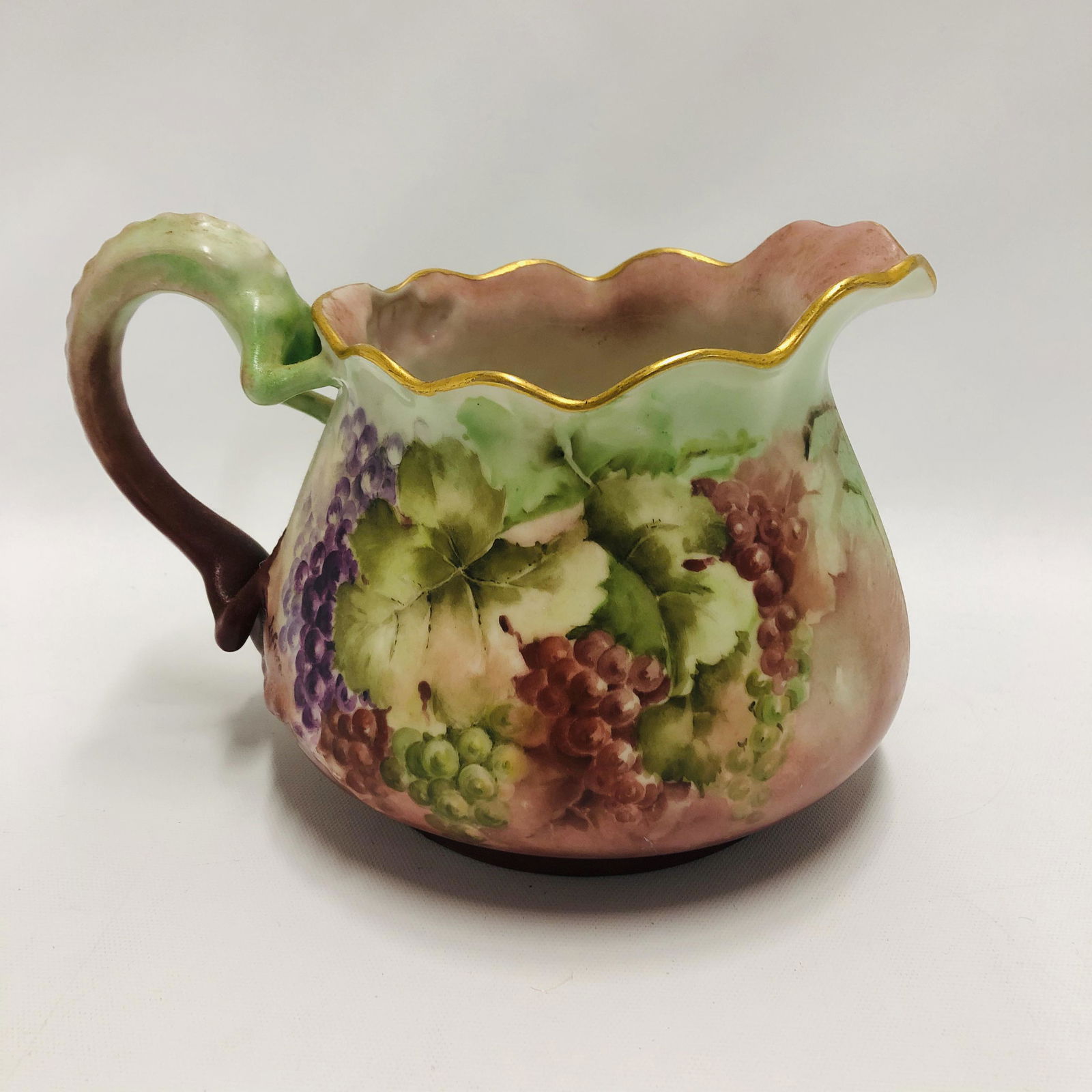 Cider Pitcher Limoges Floral, France (1 of 5)