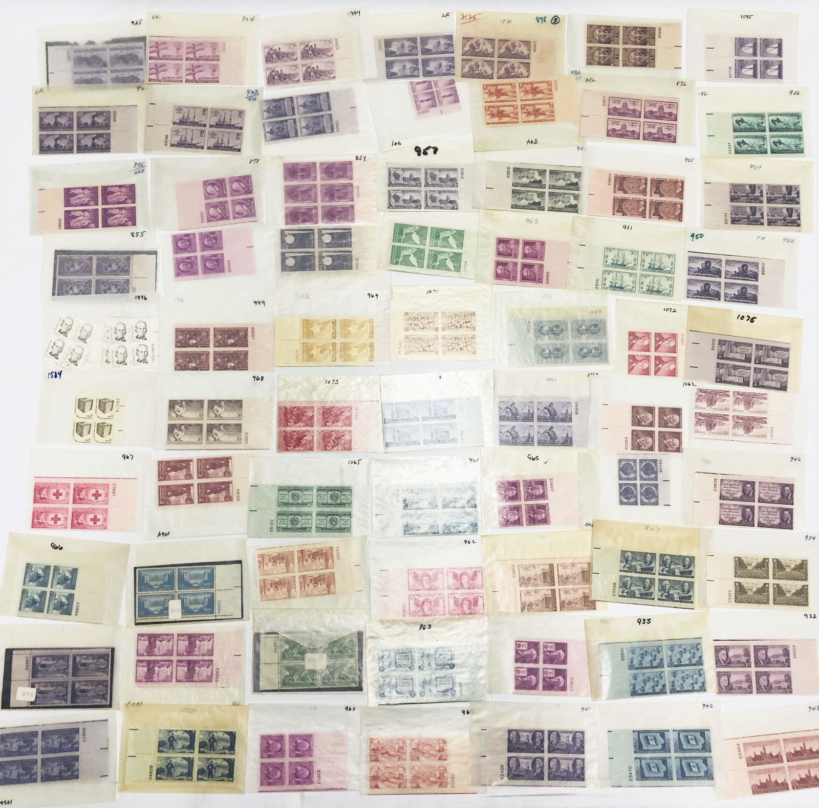 Three Cent Stamp Collection group 1 (1 of 5)