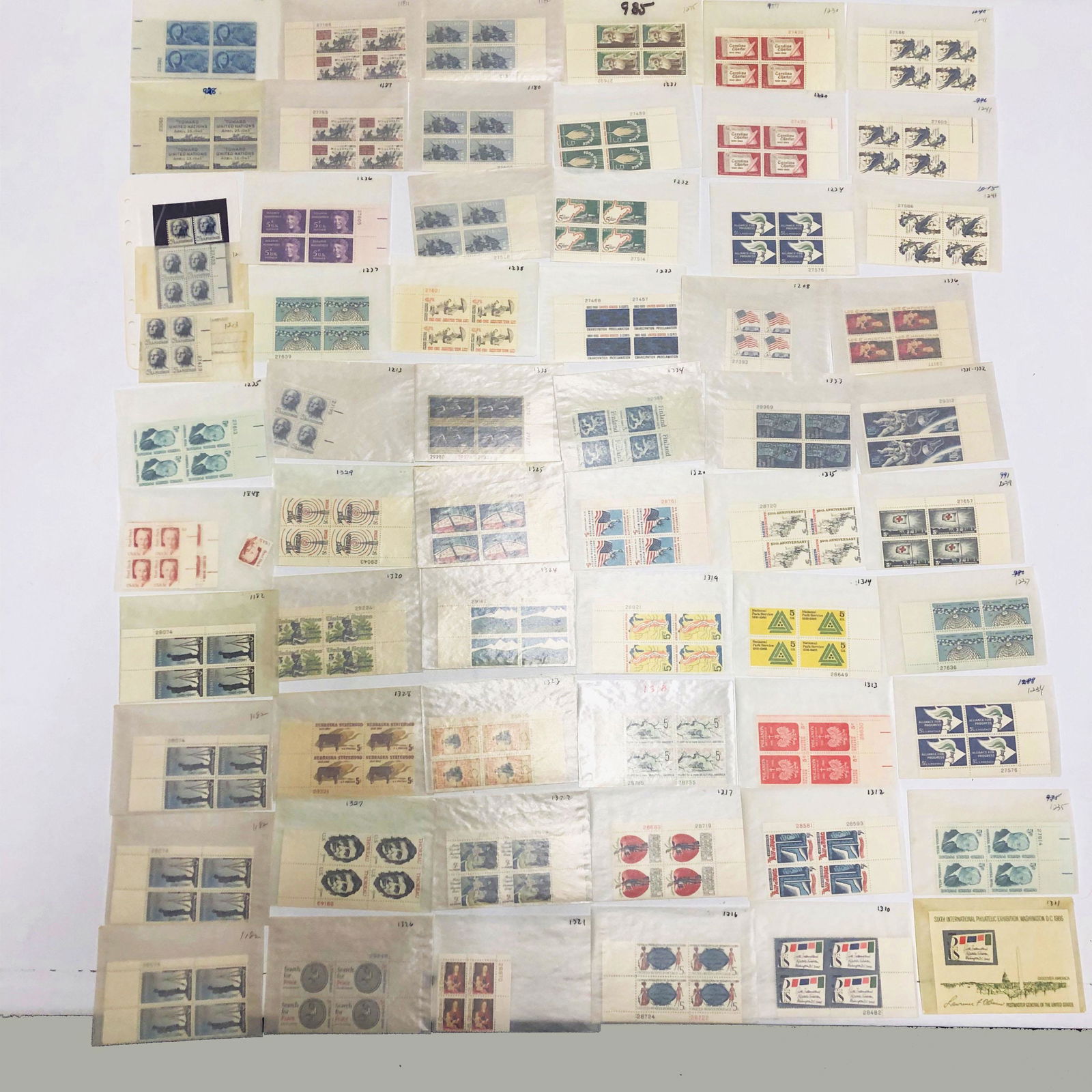 Five Cent Stamp Collection  group 1 (1 of 4)