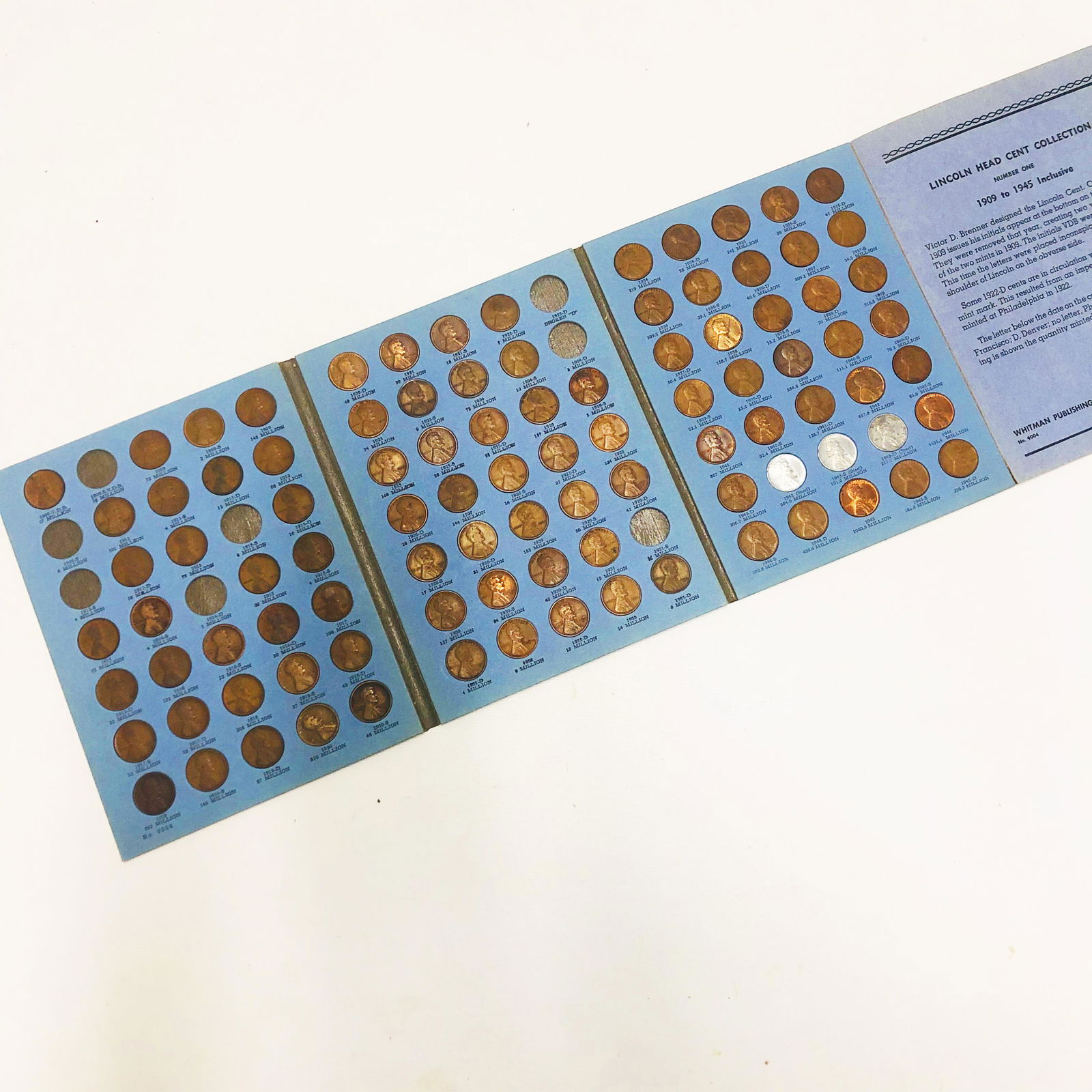 Lincoln Head Cent Coin Collection 1909-1945 No.1 (1 of 6)