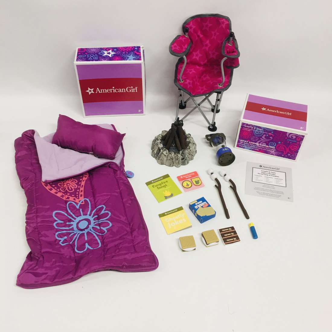American Girl Doll Sleeping Bag and Camping Gear (1 of 3)