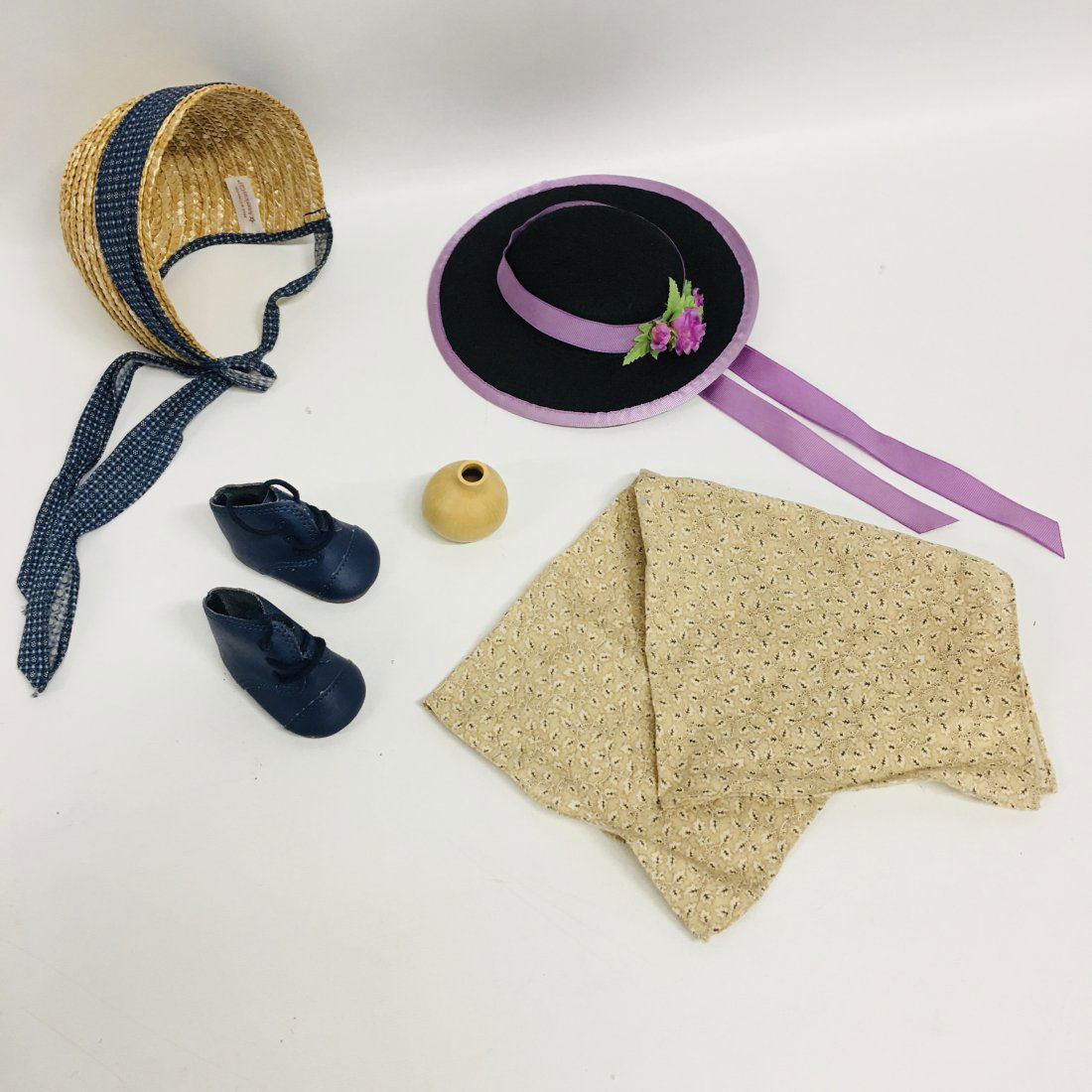 American Girl Doll Addy Bonnet, Sunday Best hat (1 of 2)