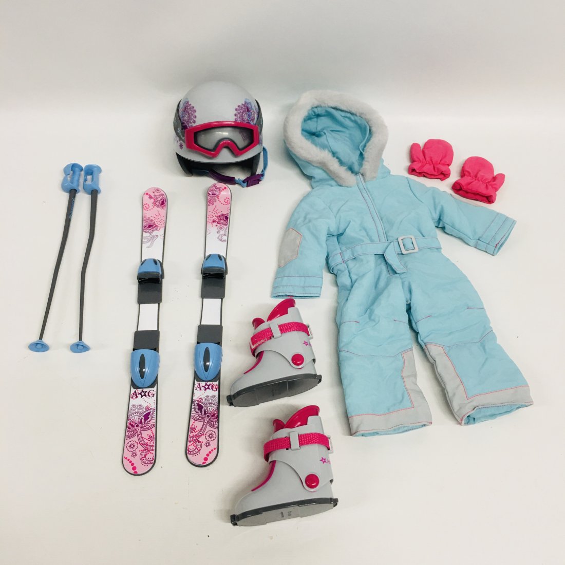 American Girl Doll Ski Gear and Snowsuit (1 of 4)