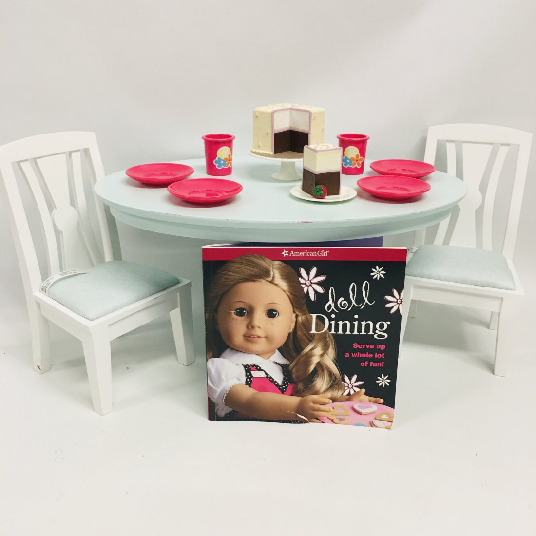American girl doll dining cheap set
