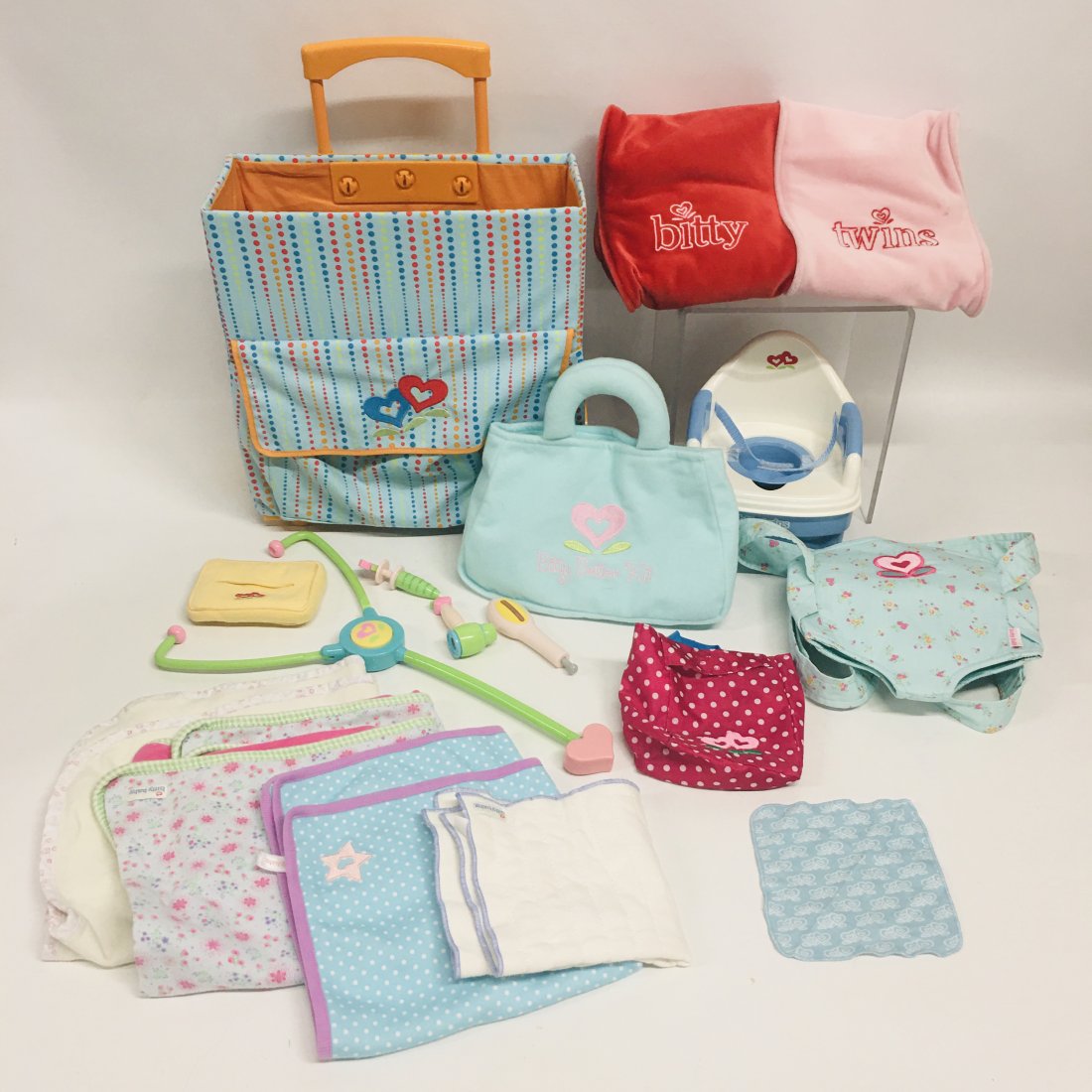American Girl Bitty Baby Twin Doll Carrier Collection: American Girl Bitty Baby Twin Doll Carrier Collection