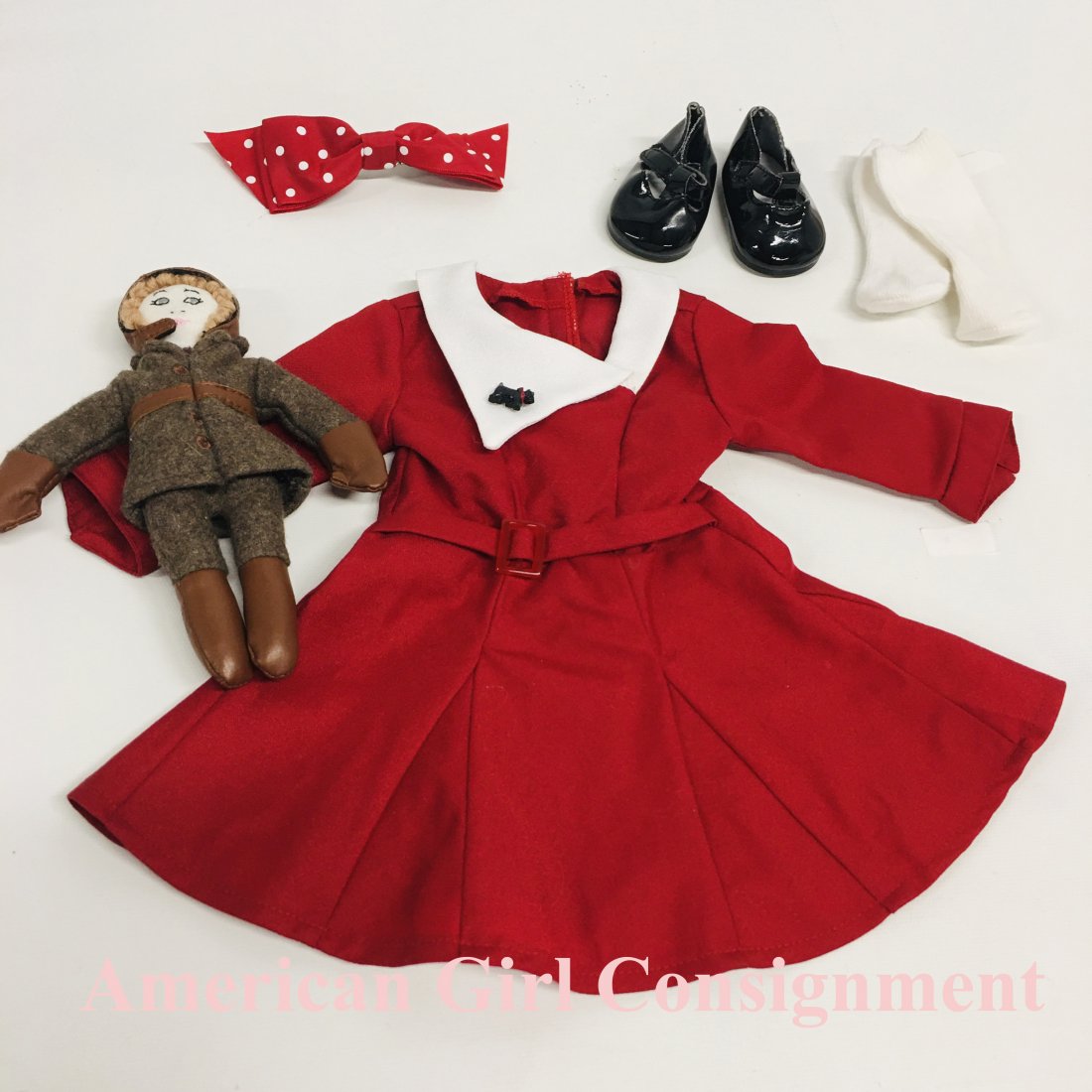 American girl kit christmas cheap dress