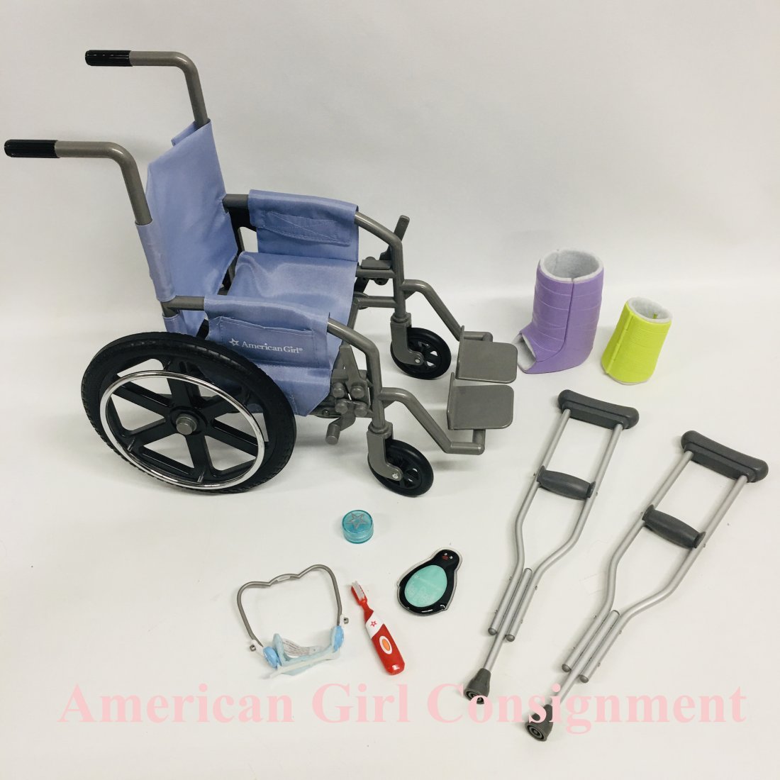 Wheelchair and Get Well Set for American Girl Dolls (1 of 3)
