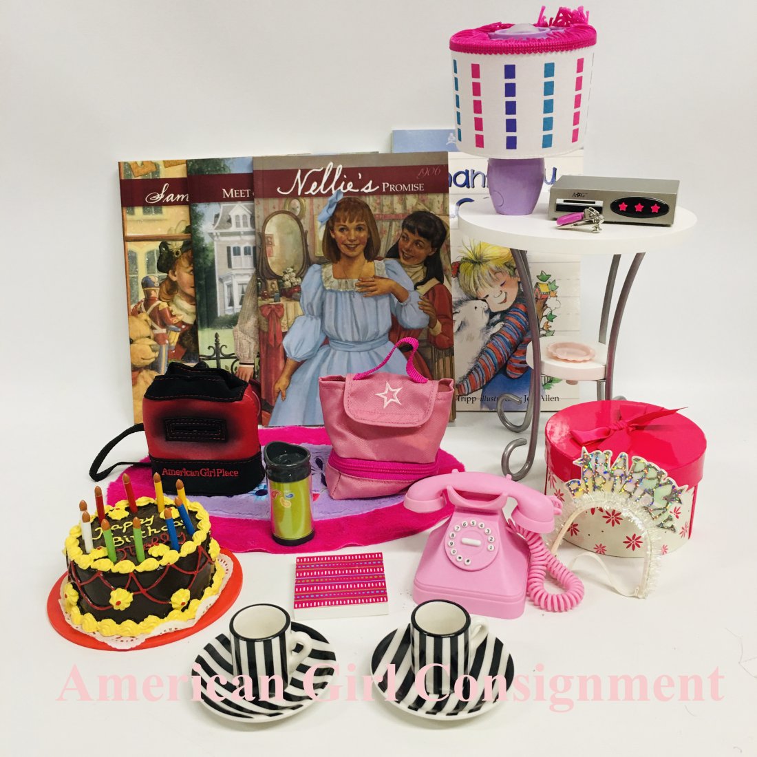 American Girl Doll Birthday Party Items and Books (1 of 7)