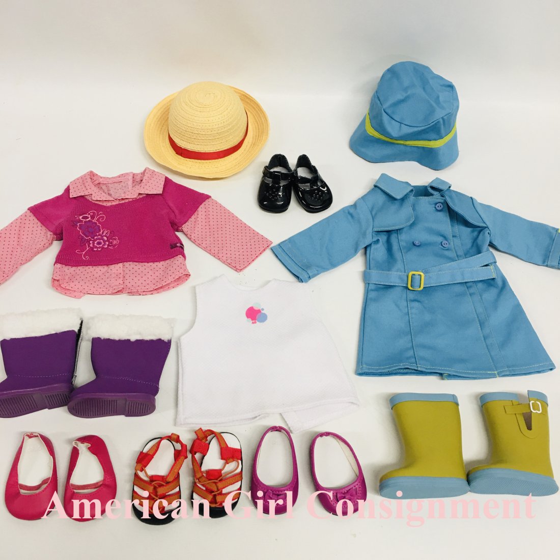 Raincoat Boots and More for American Girl Doll: Raincoat Boots and More for American Girl Doll