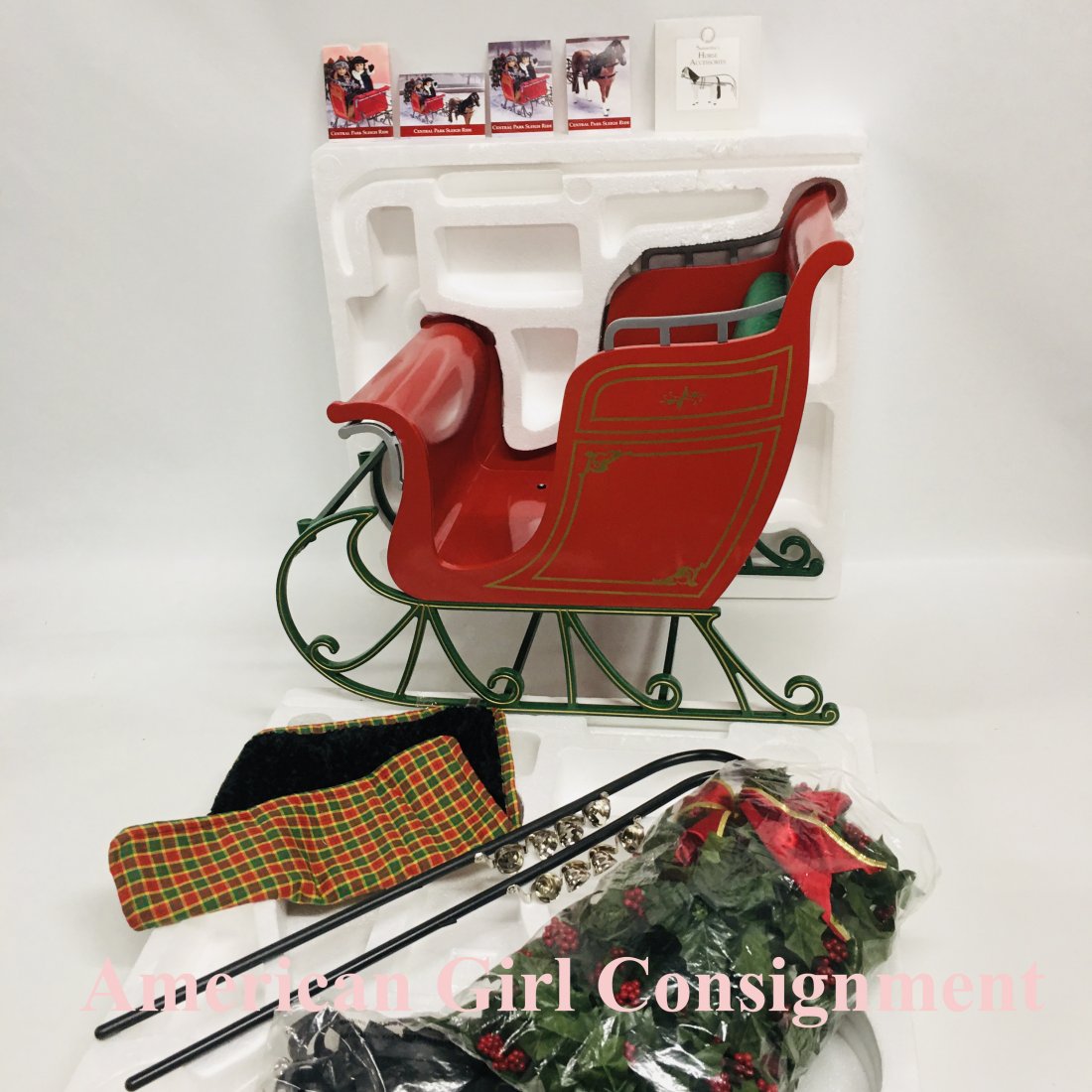 Central Park Sleigh and Acc. for American Girl Doll (1 of 5)