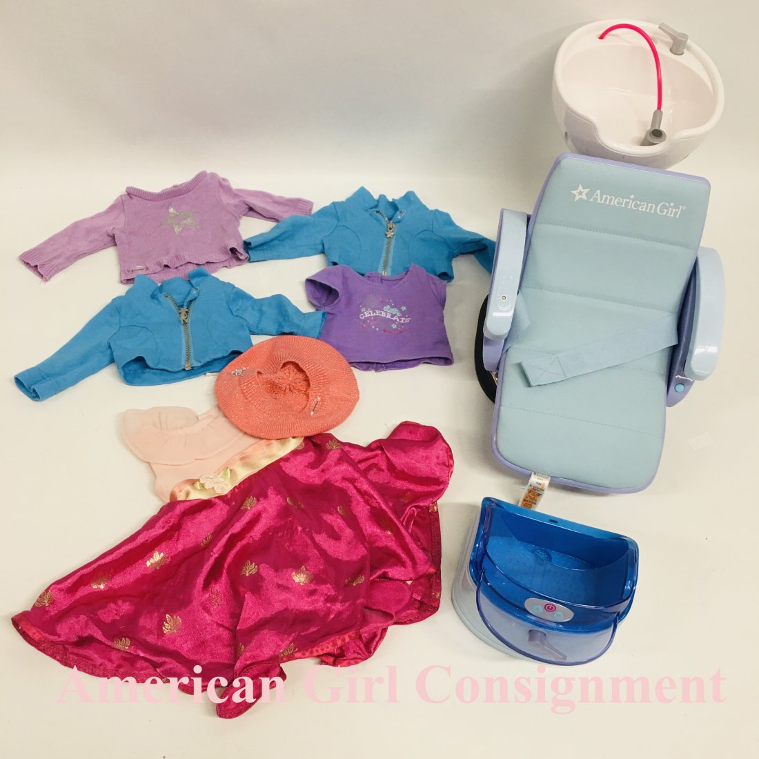 American girl best sale doll spa chair