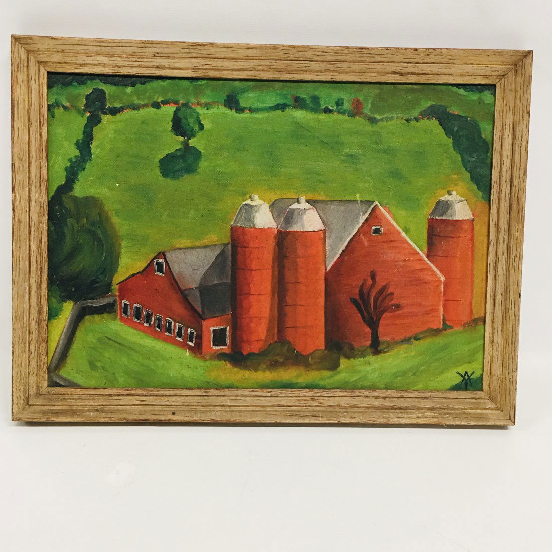 Van Waters, Red Farm, Oil Painting on Board (1 of 5)