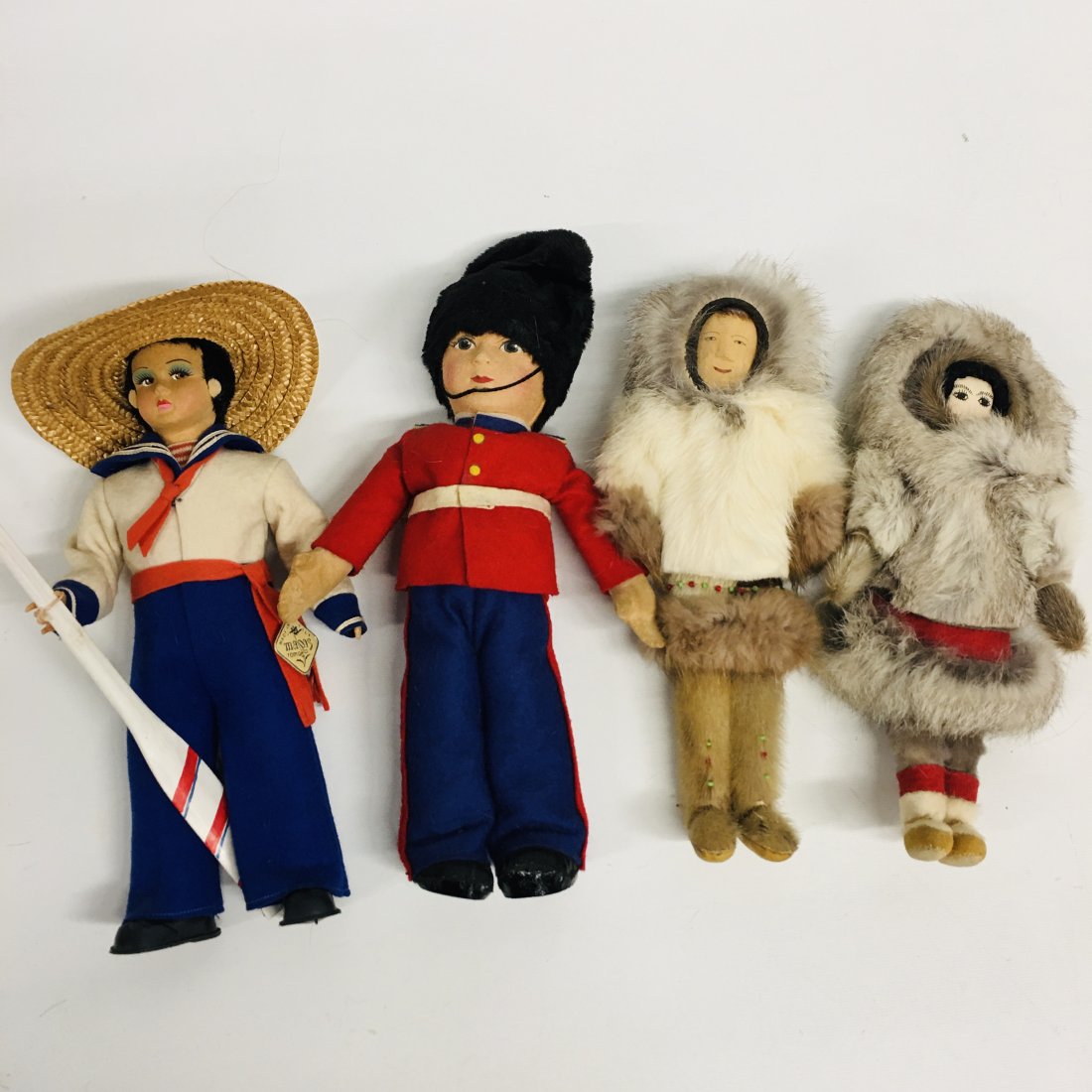 Chad Valley doll, Italian Felt and Eskimo dolls (1 of 5)