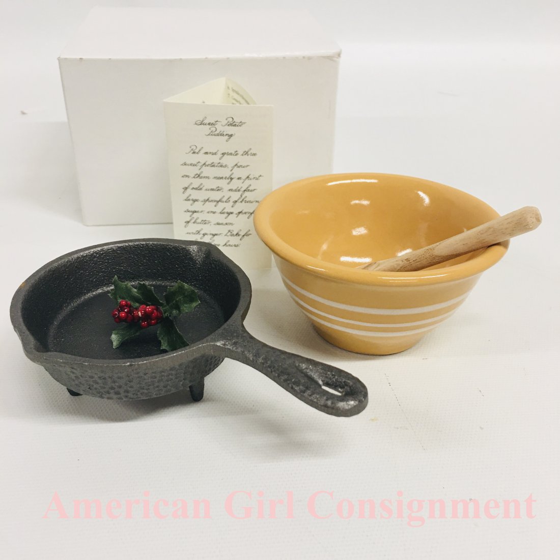 Pleasant Company Addy Doll Sweet Potato Pudding Kit: Pleasant Company Sweet Potato Pudding Kit for American Girl Doll Addy