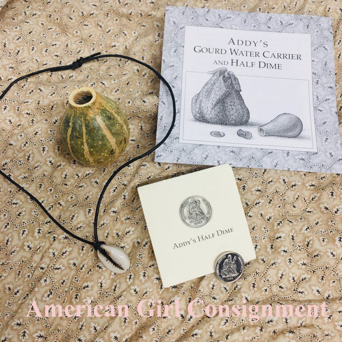 Pleasant Company Addy Gourd Water Carrier Half Dime (1 of 3)