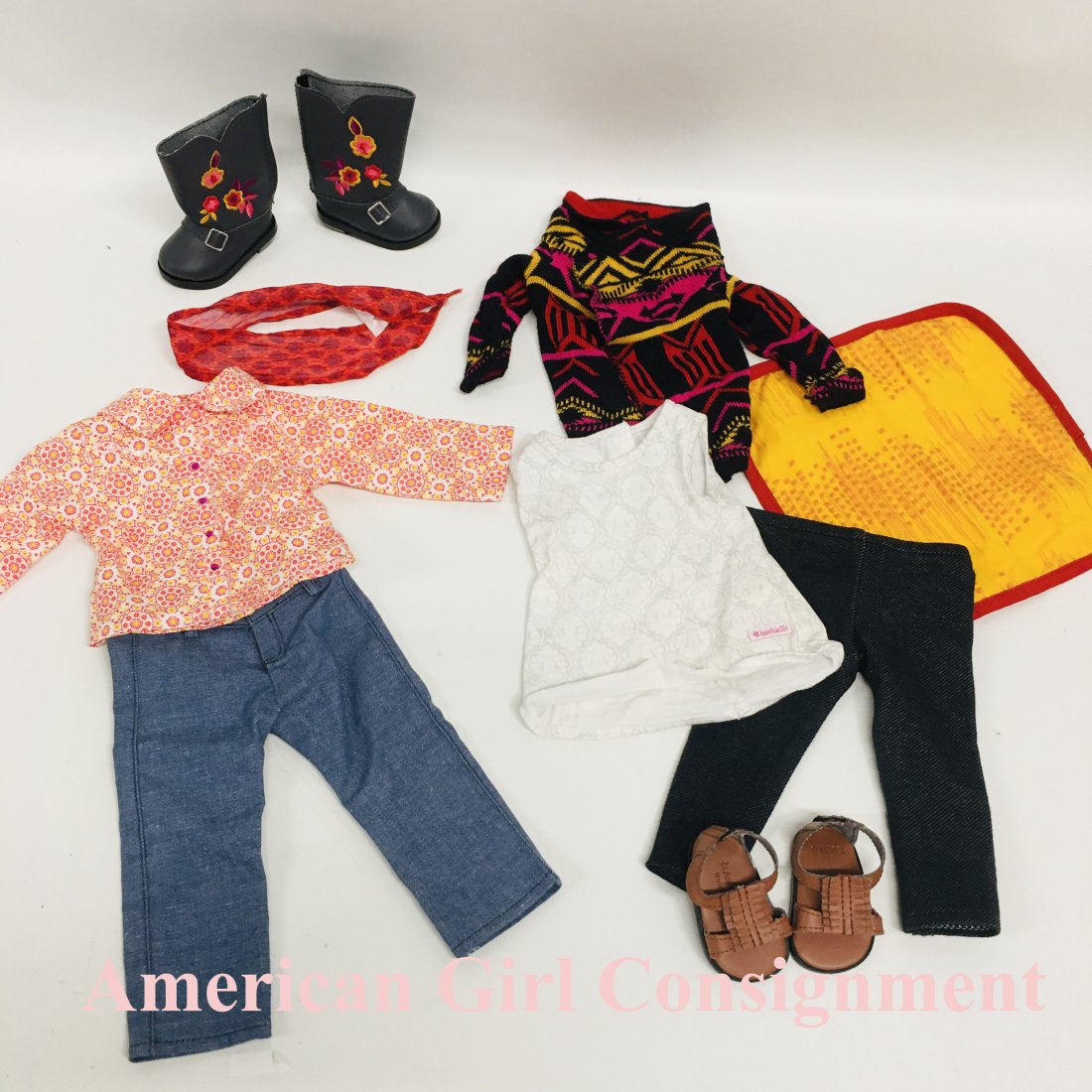 American Girl Doll Saige Sweater and Parade Outfits: American Girl Doll Saige Sweater and Parade Outfits