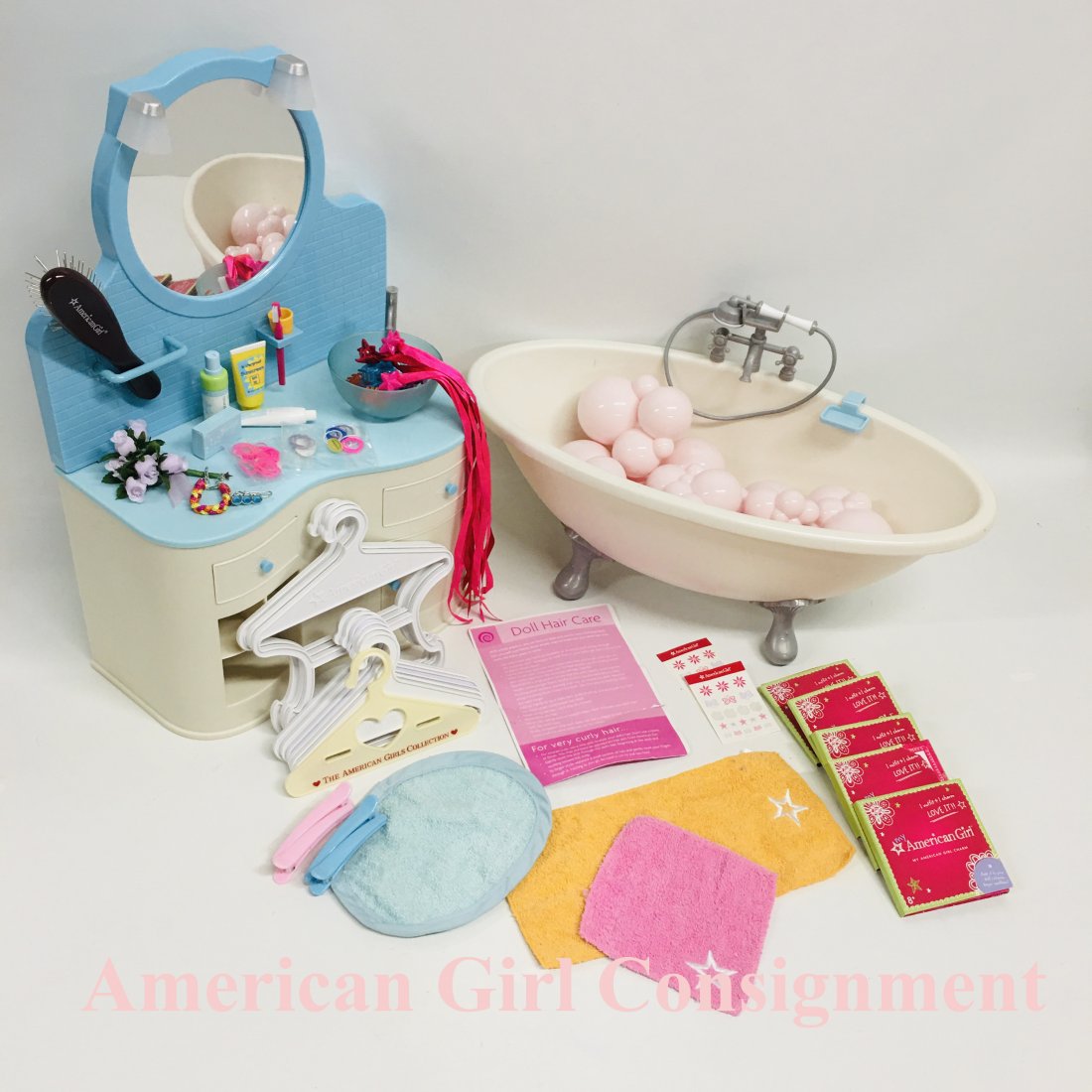 American Girl Doll Bathroom and Vanity: American Girl Doll Bathroom and Vanity
