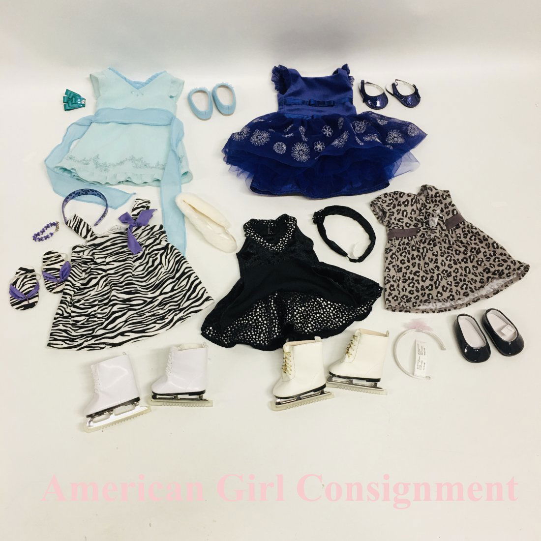 American Girl Doll Outfits, Shoes and Ice Skates (1 of 4)