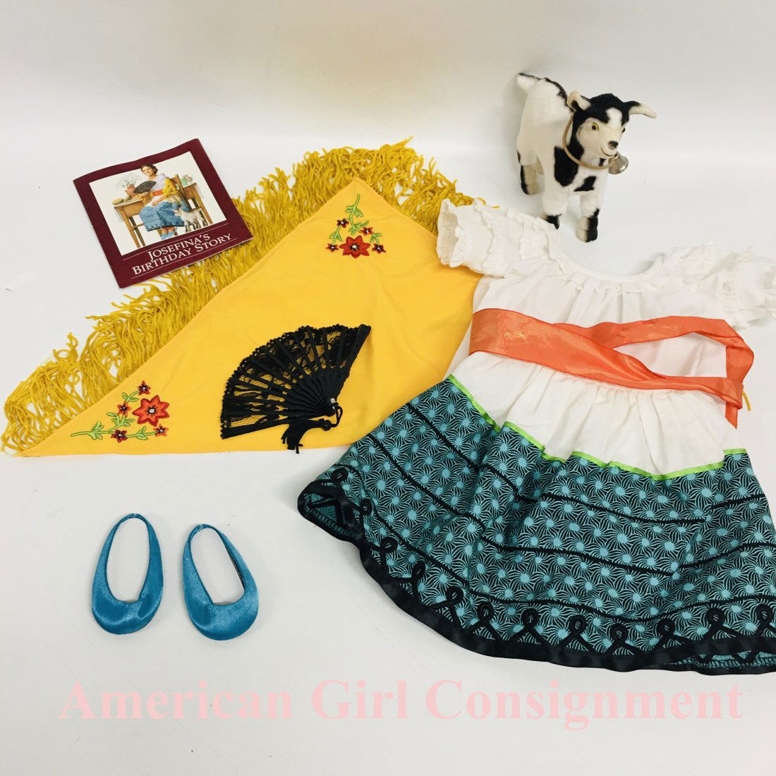 American Girl Doll Josefina Feast Day Finery and Goat (1 of 4)