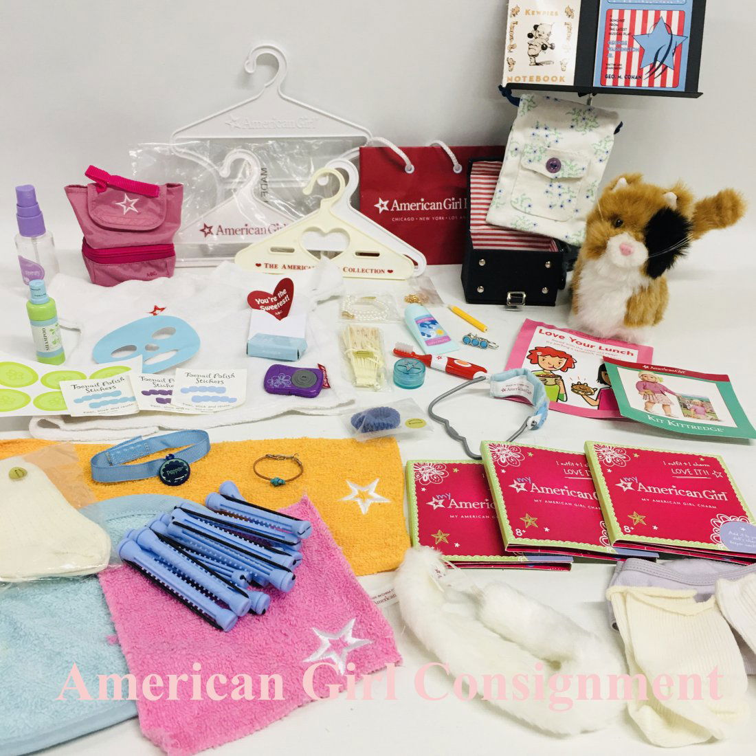 American Girl Rebecca School set and Doll Salon Spa (1 of 4)